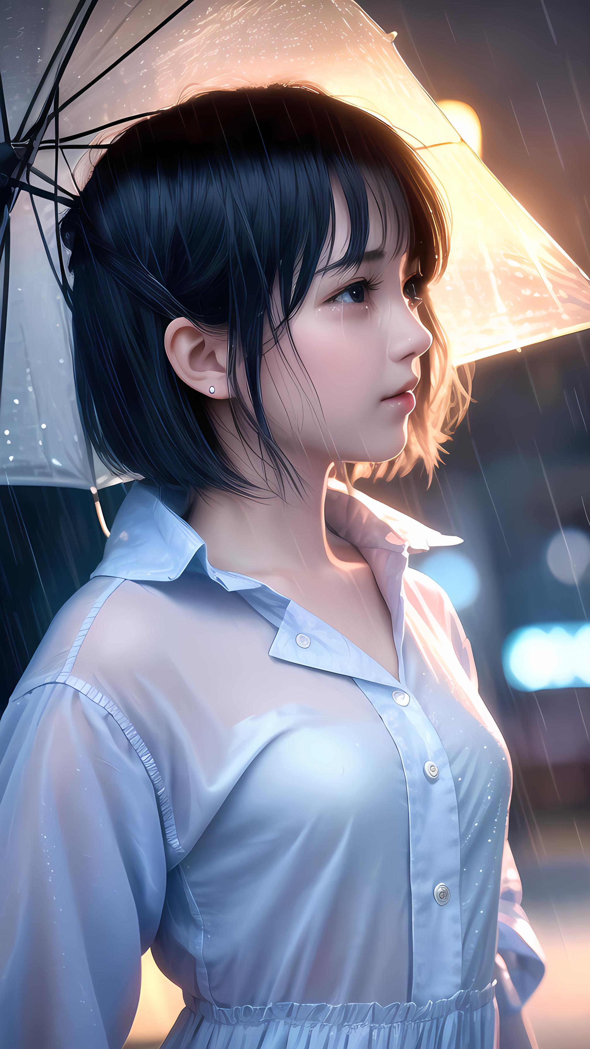 下雨了