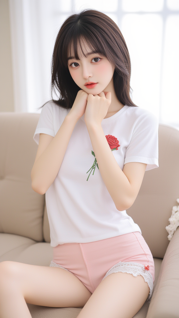 短发女孩