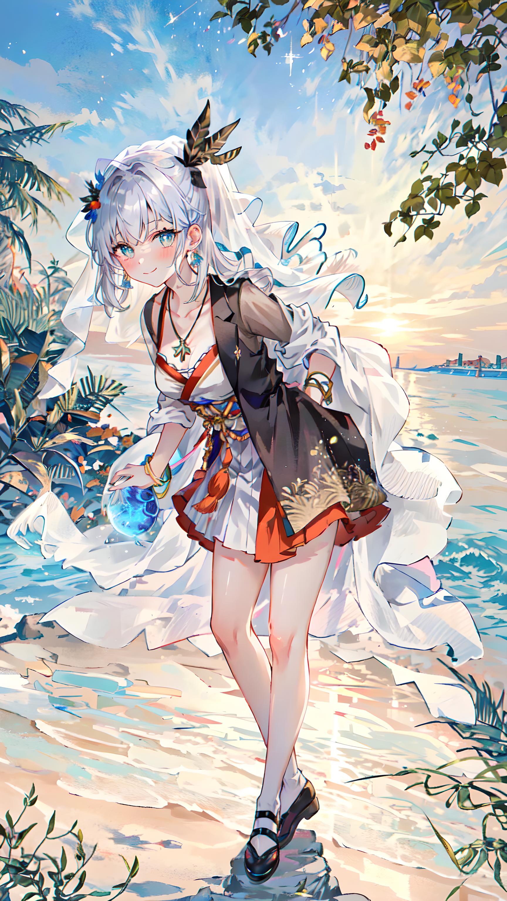 海边少女