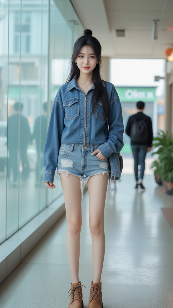 大长腿美女