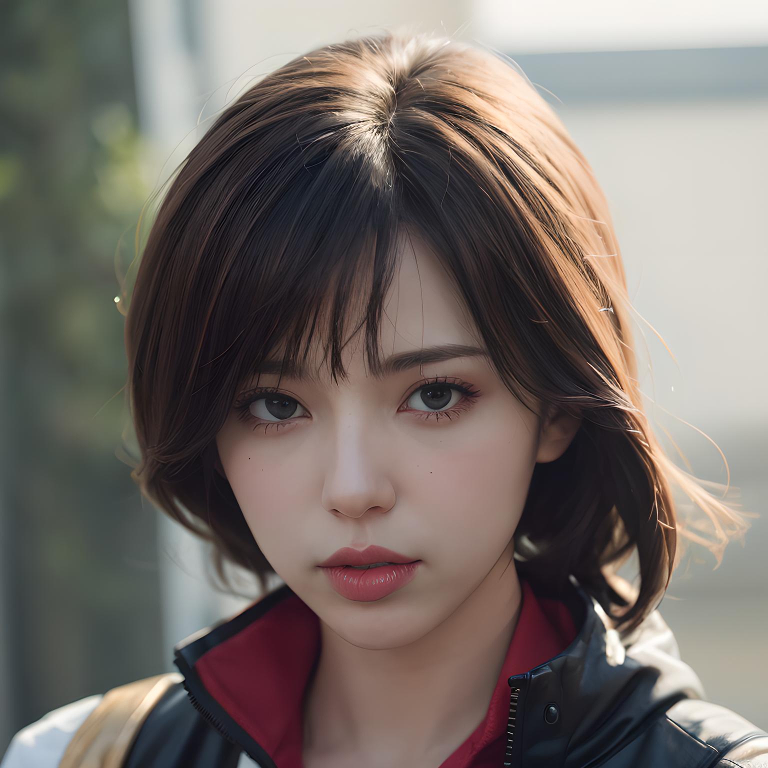美女在微笑