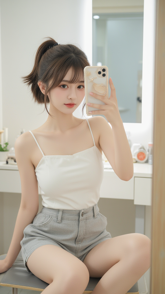 短发女孩
