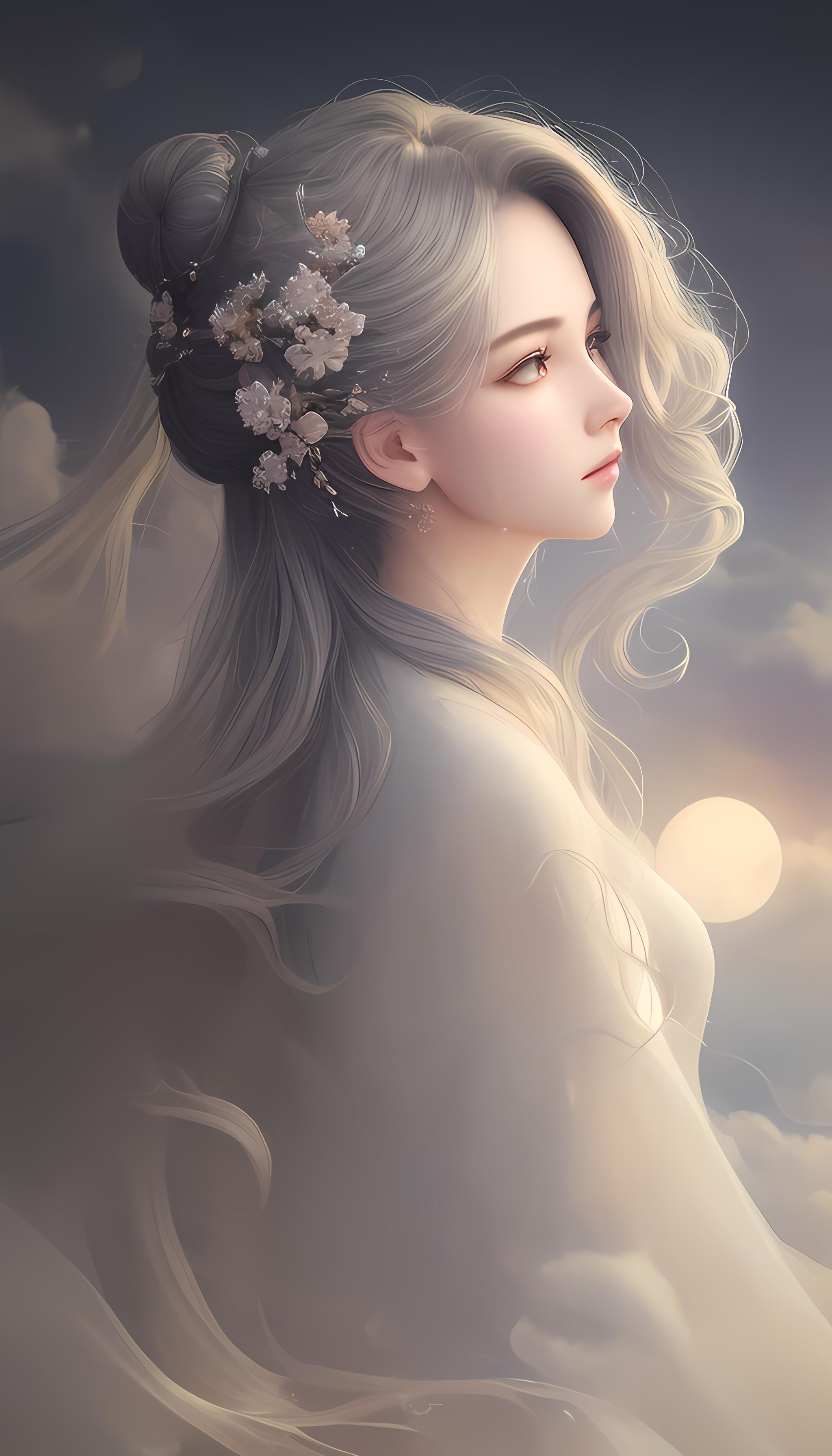 云霄花月夜，徒留倩女思