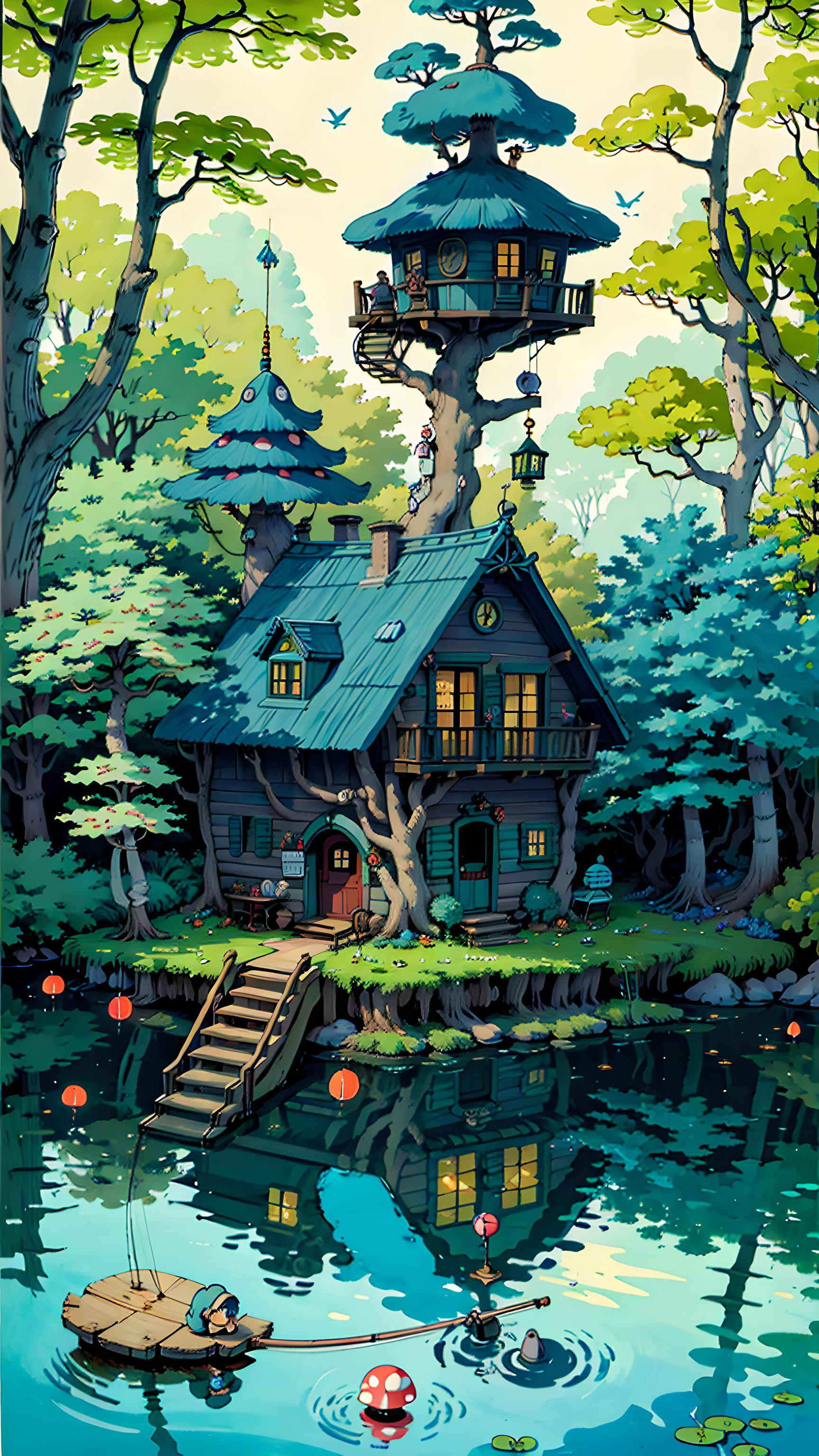 梦想中的树屋
