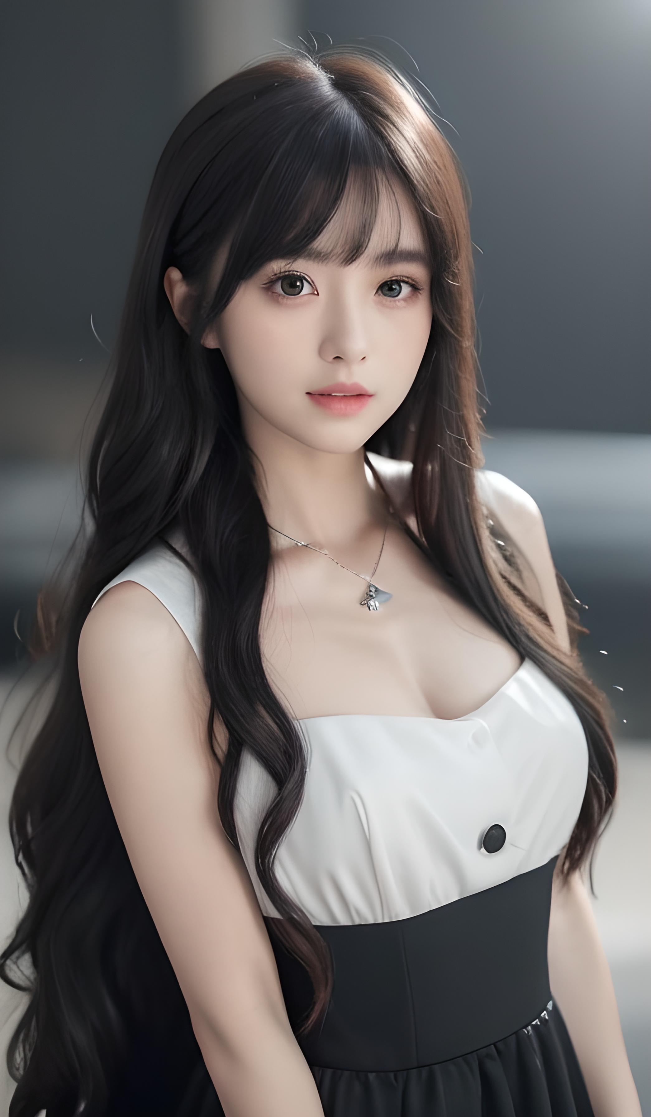 长发美女