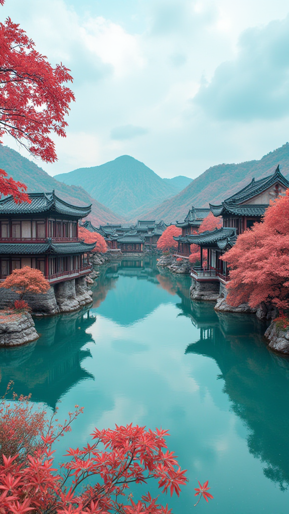 宏村南湖美景