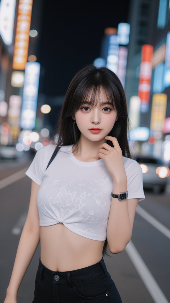 小肚腩女孩