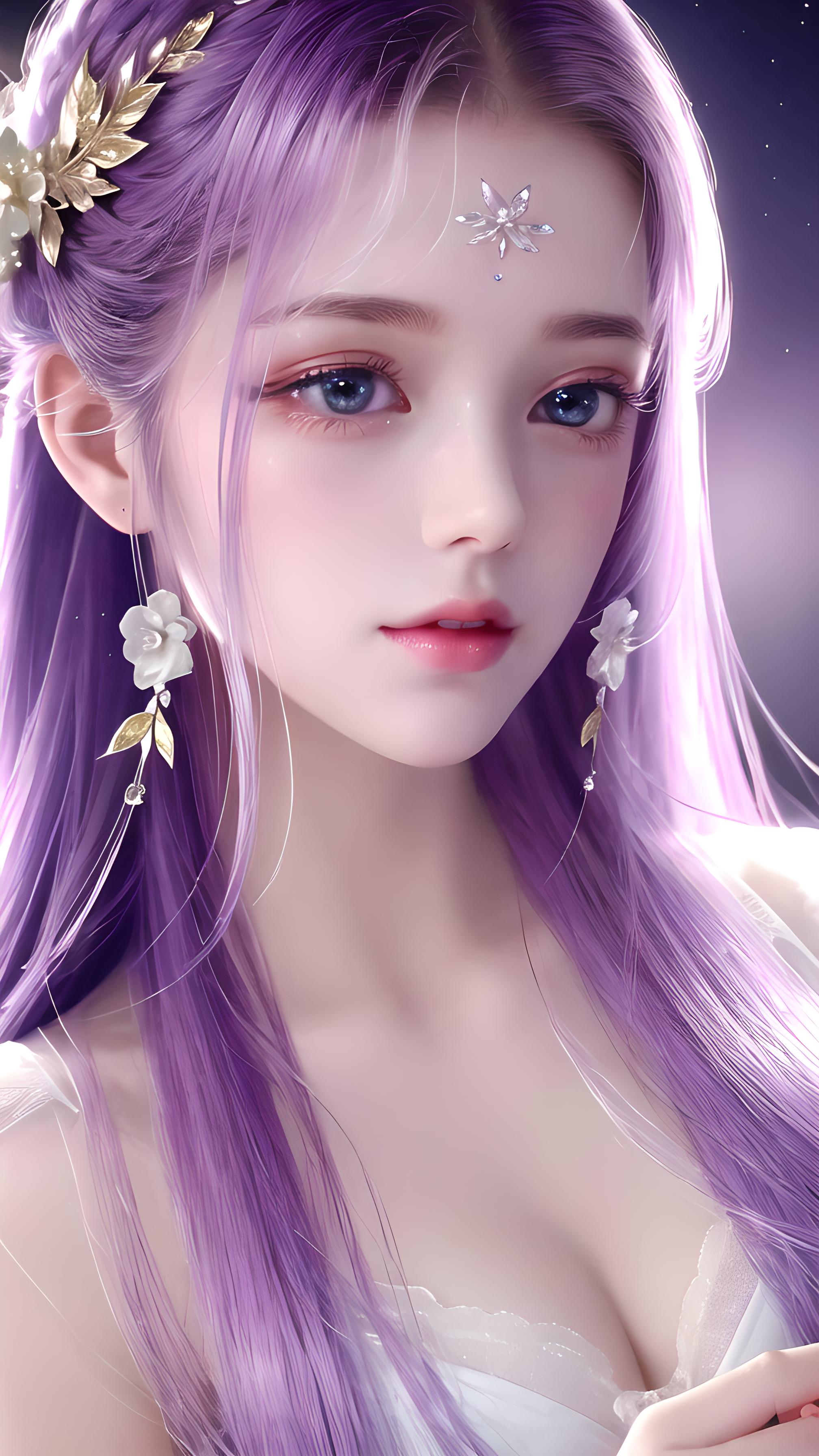 紫发