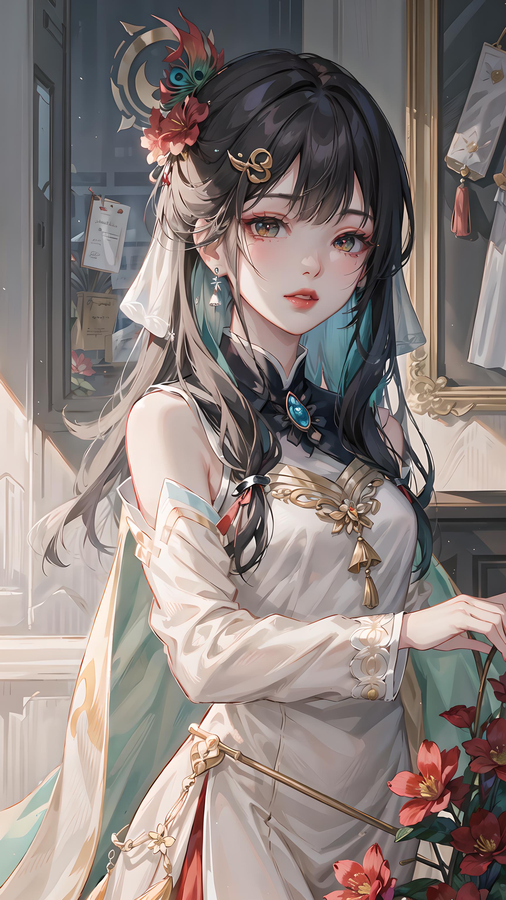鲜花少女