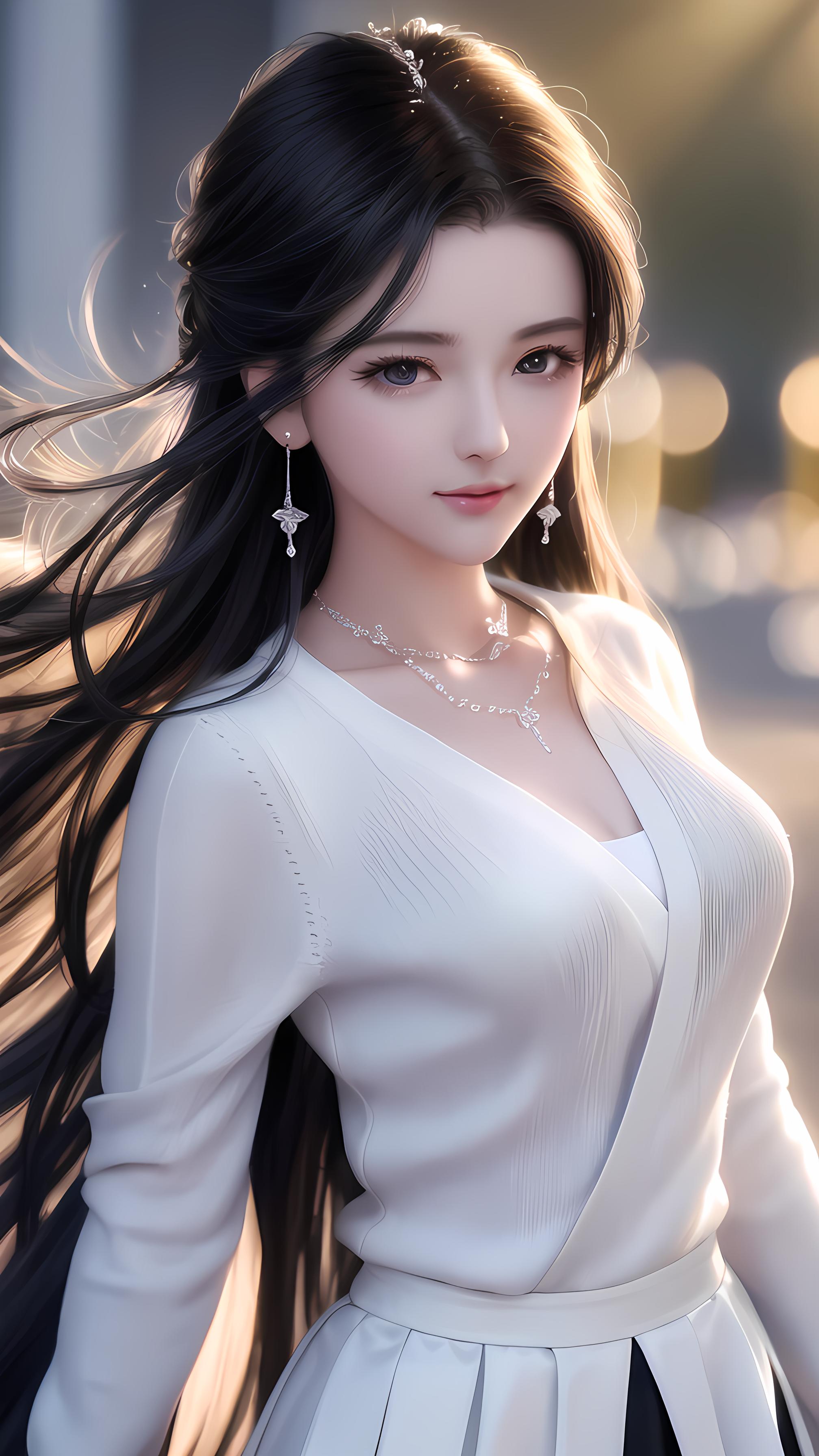 白衣少女