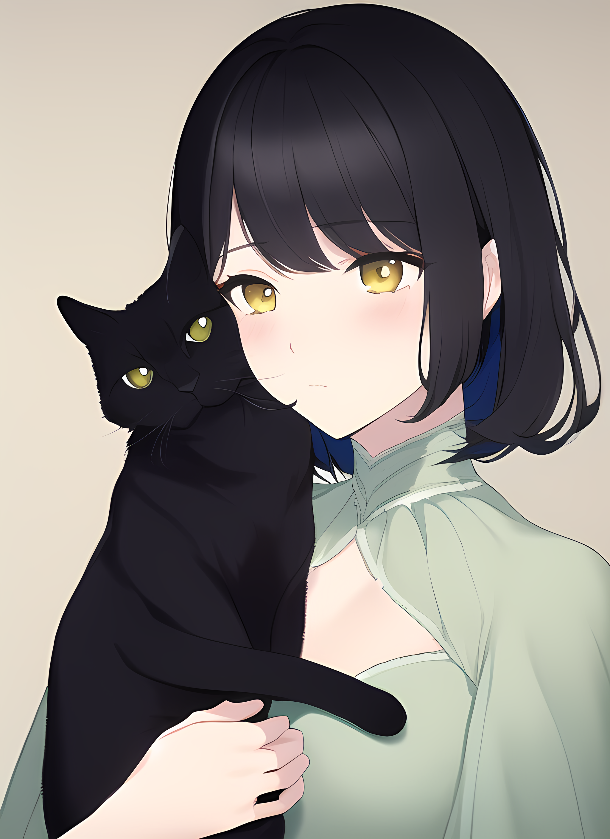 少女与猫