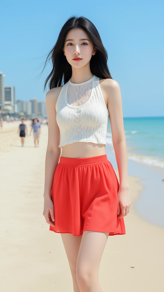 海边女孩