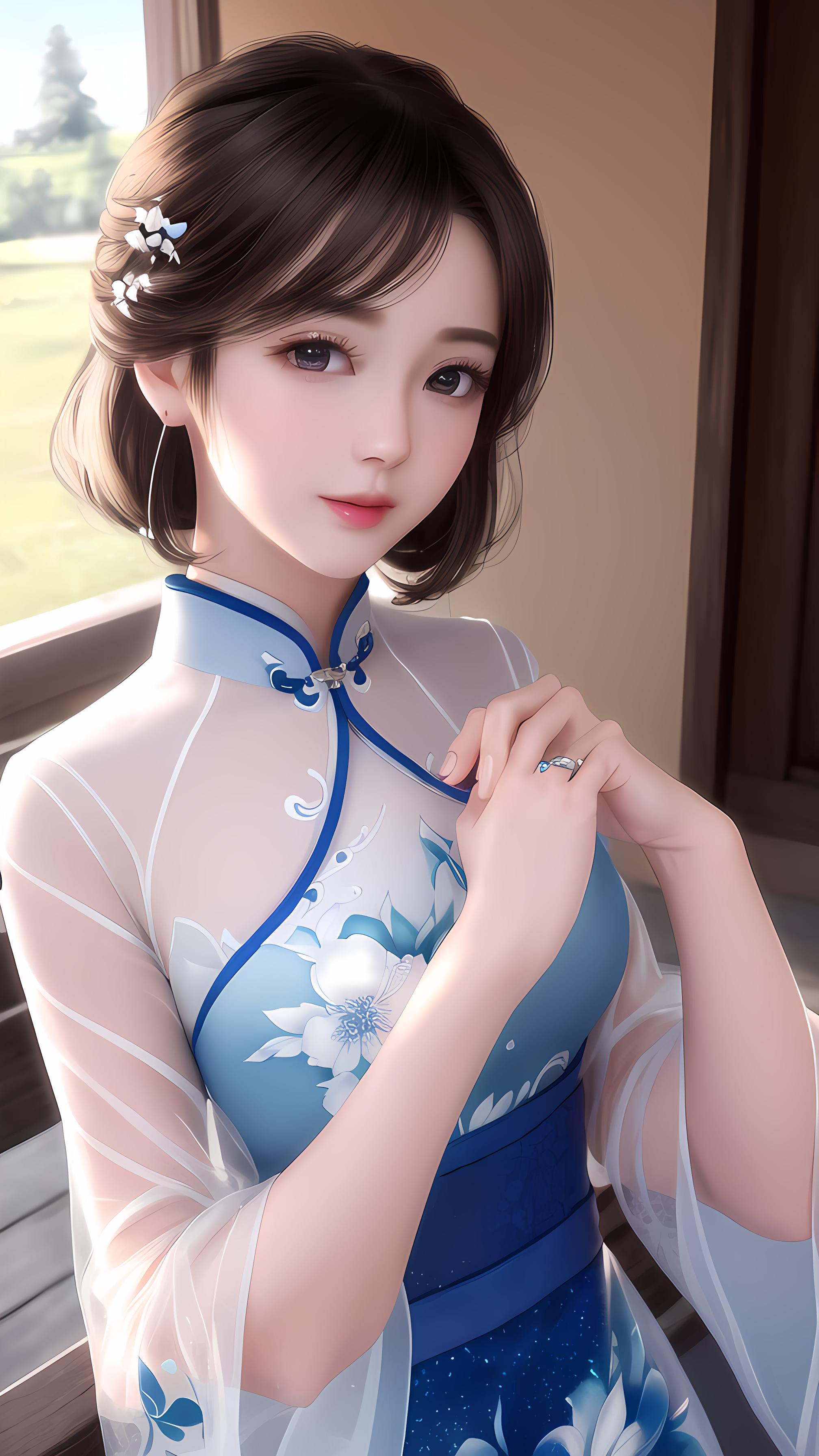 旗袍美女