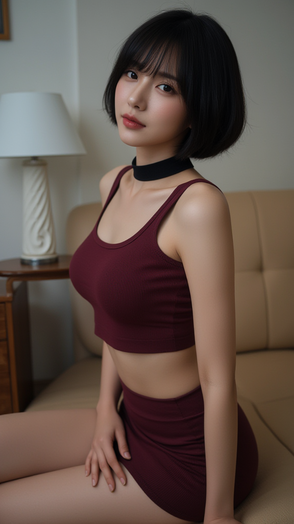 吊带衫女孩