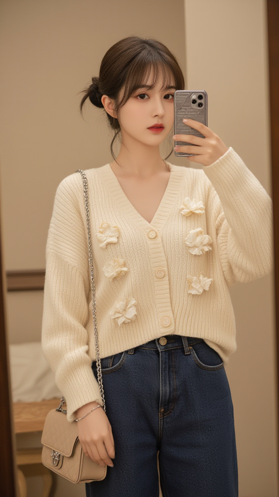 小香风外套女孩