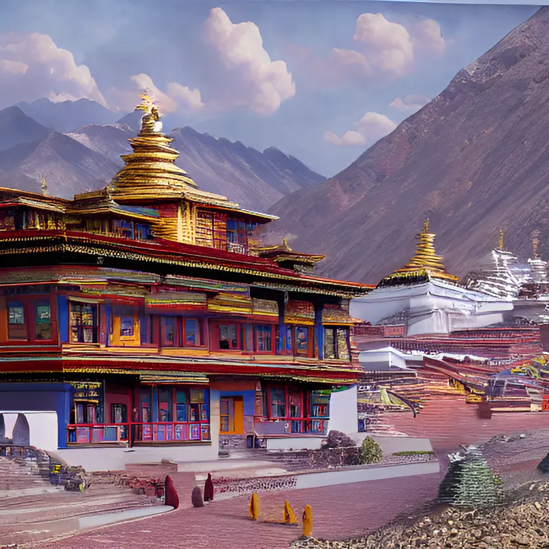 西藏神庙
