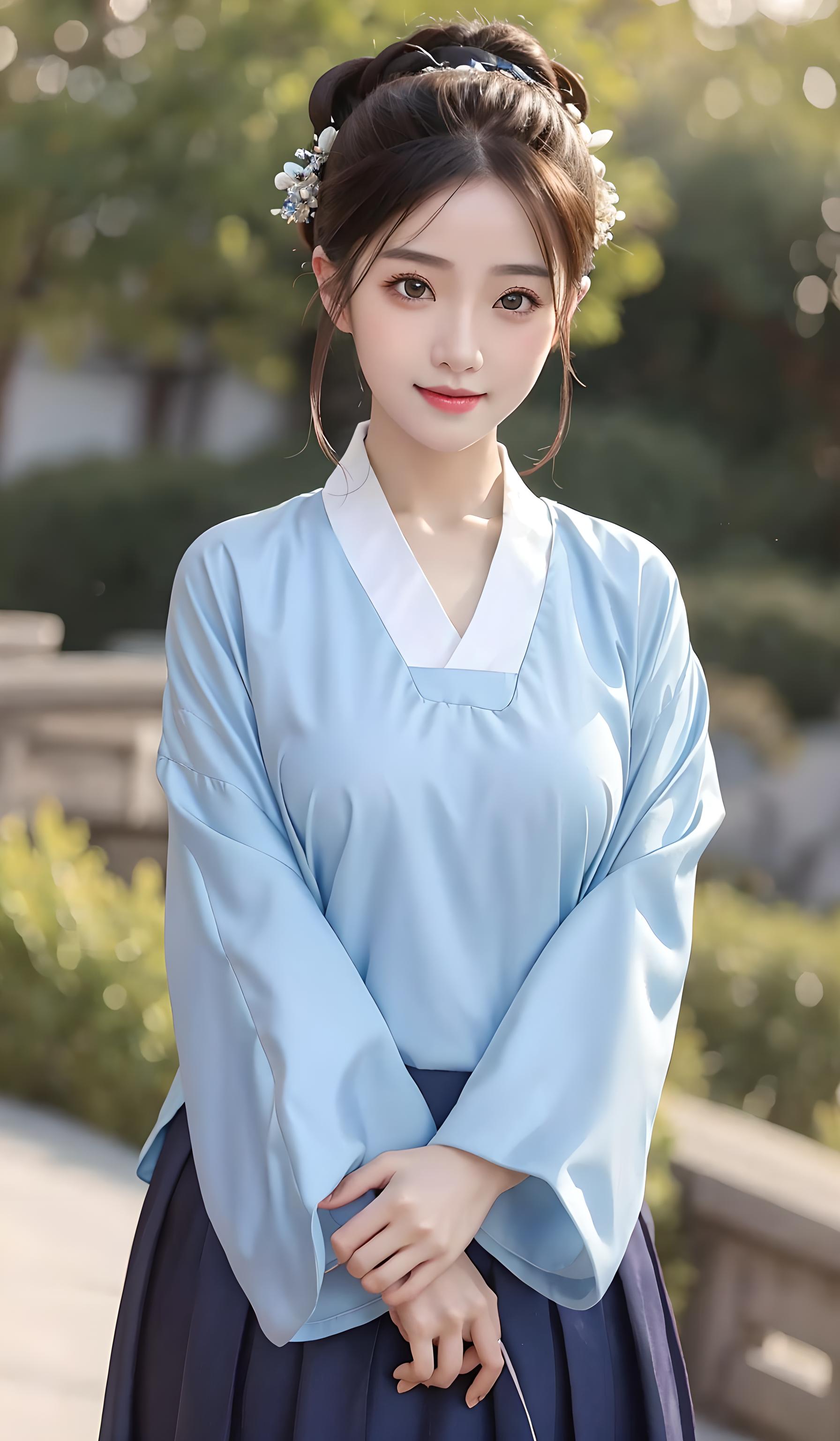 古风，汉服，美女