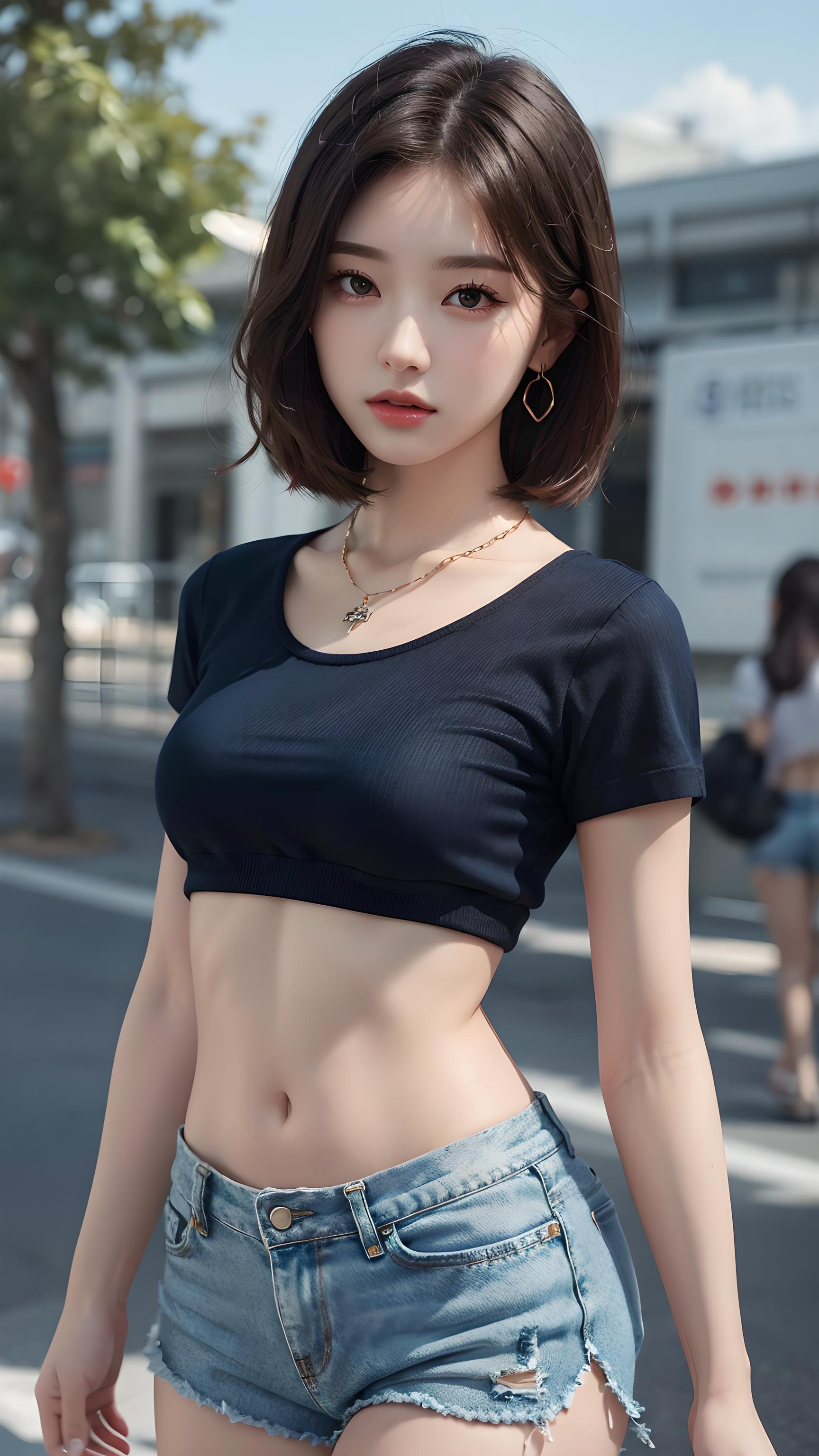 健身美女