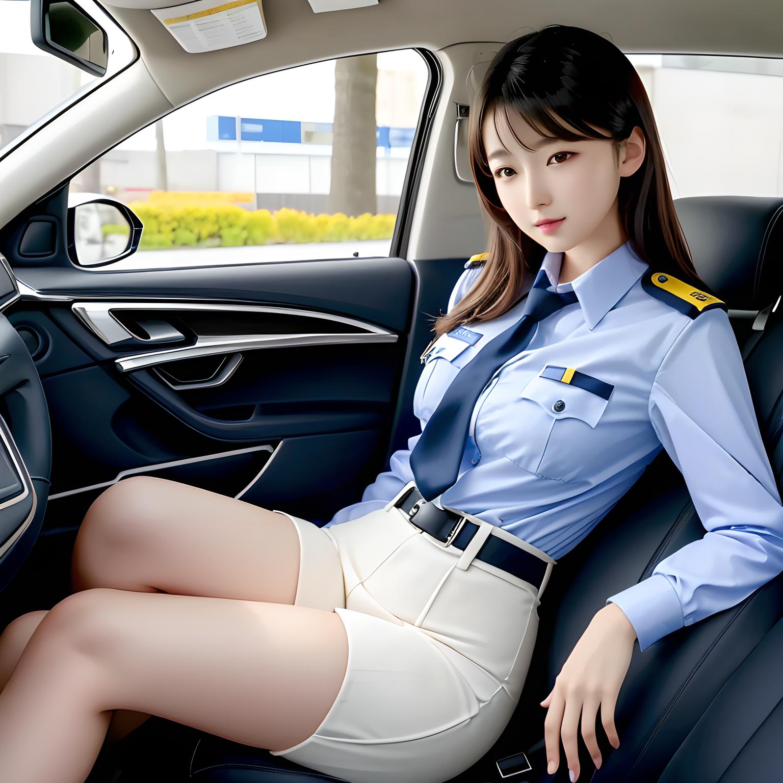 美女警察制服