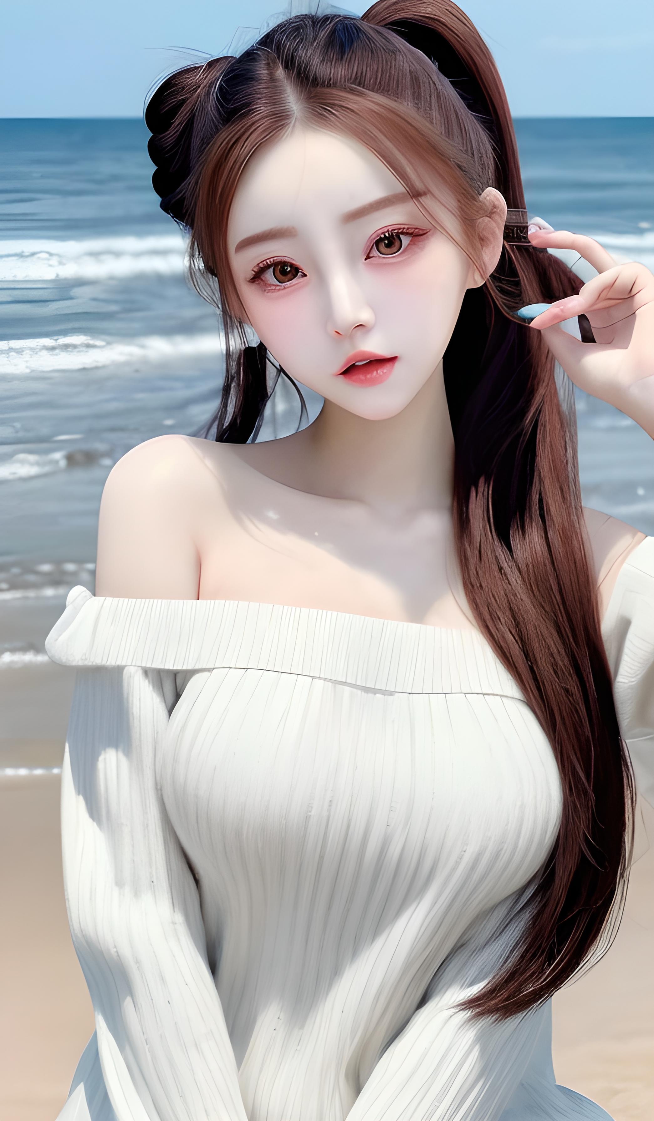 海边妹子