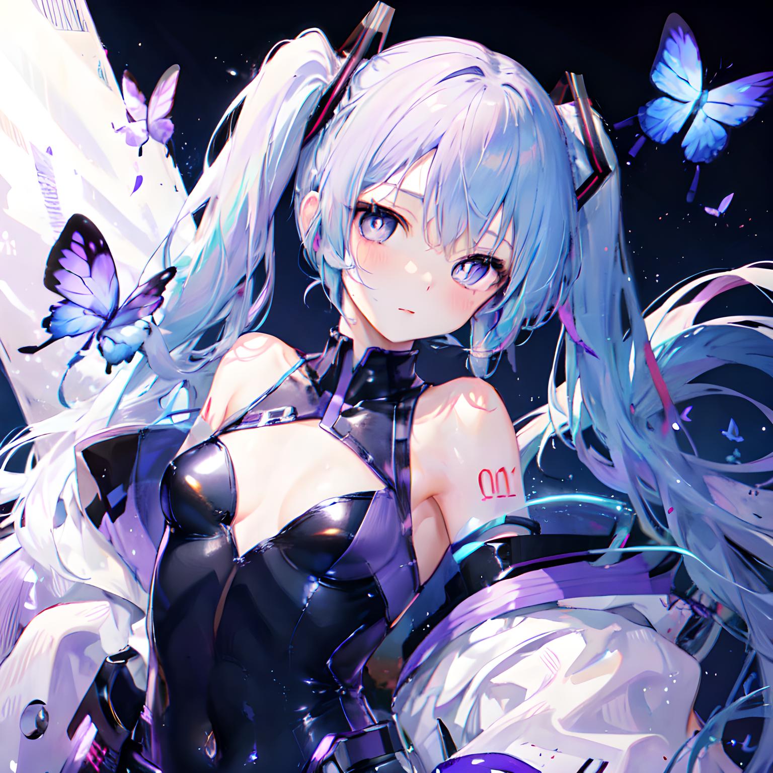 紫色初音未来