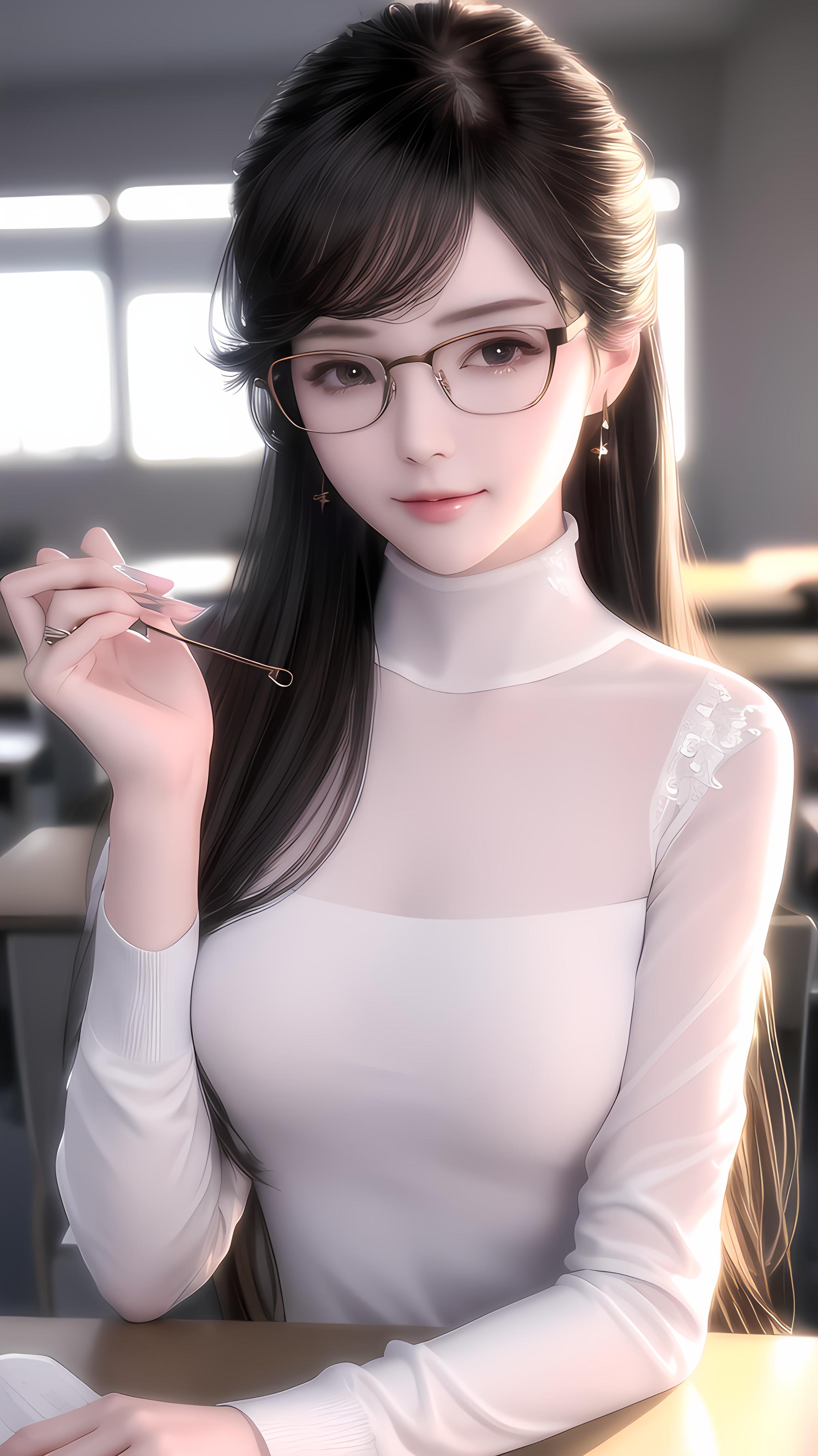 迷人的少女