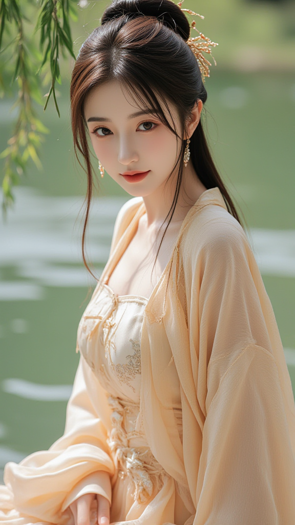 河边古典美