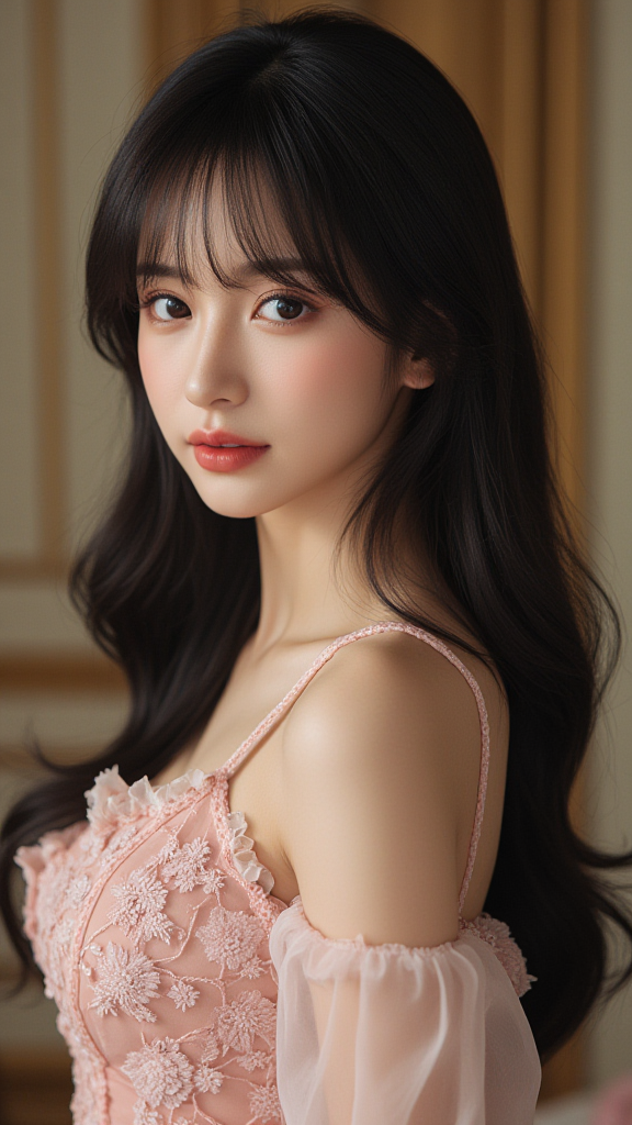 性感红唇女孩