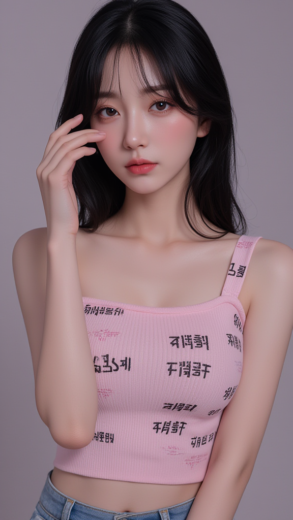 吊带上衣女孩