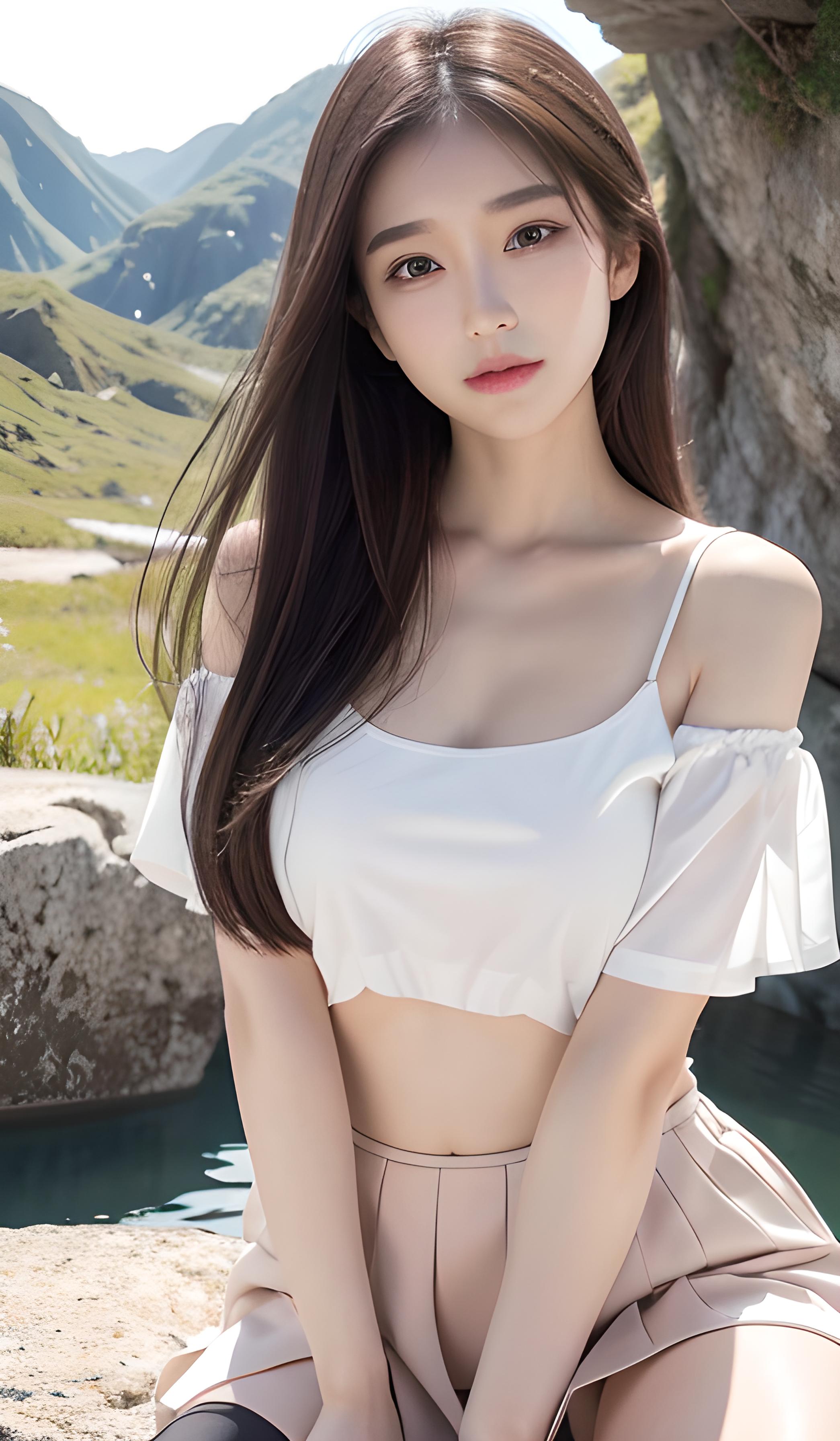 石头美女