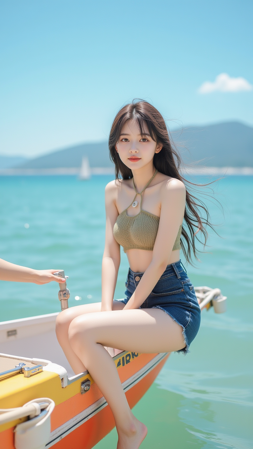 船头女孩