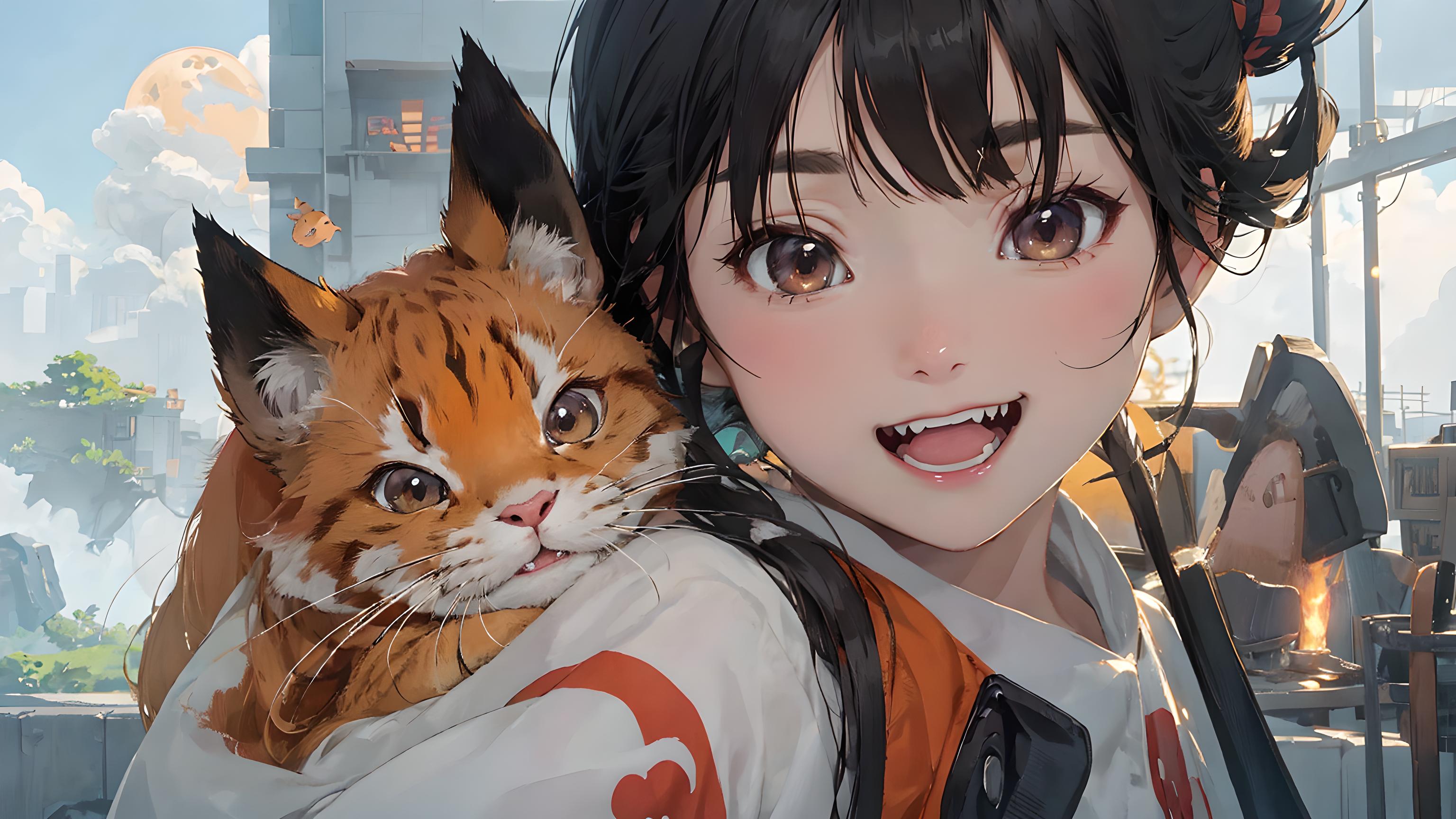 猫咪和少女