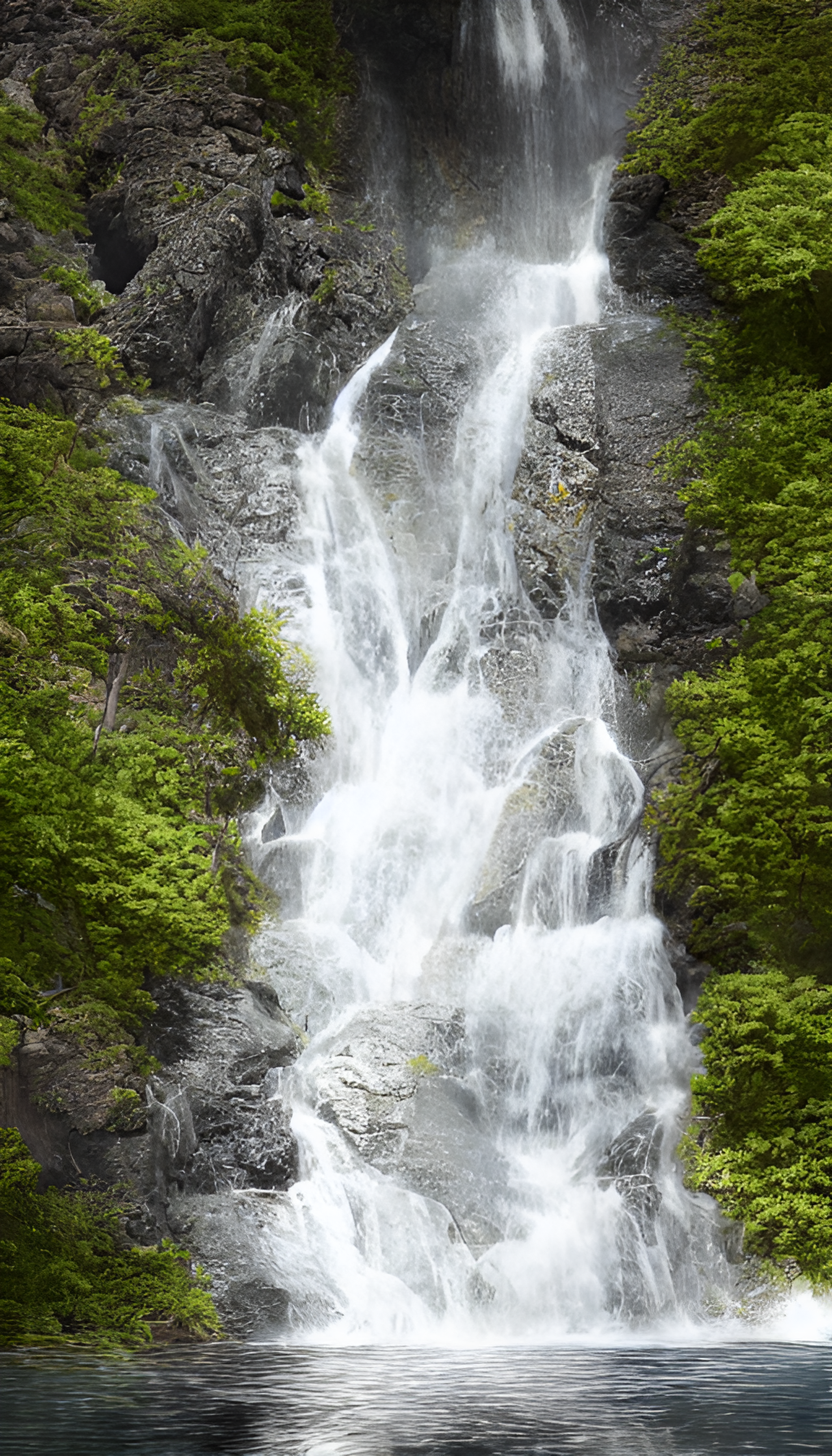 高山瀑布