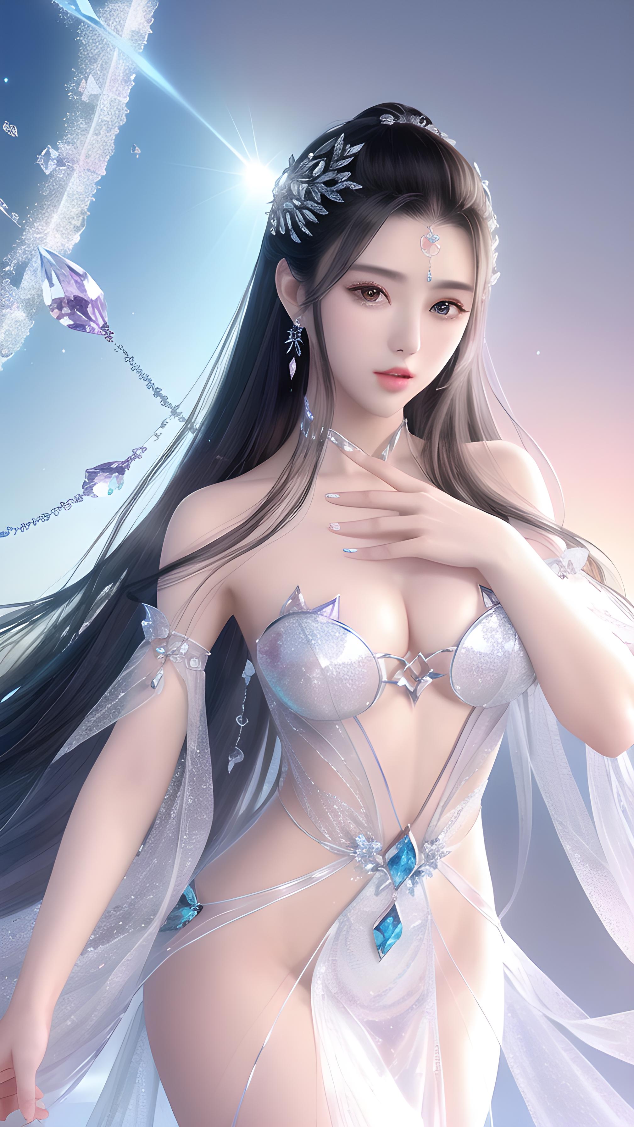 结晶美女