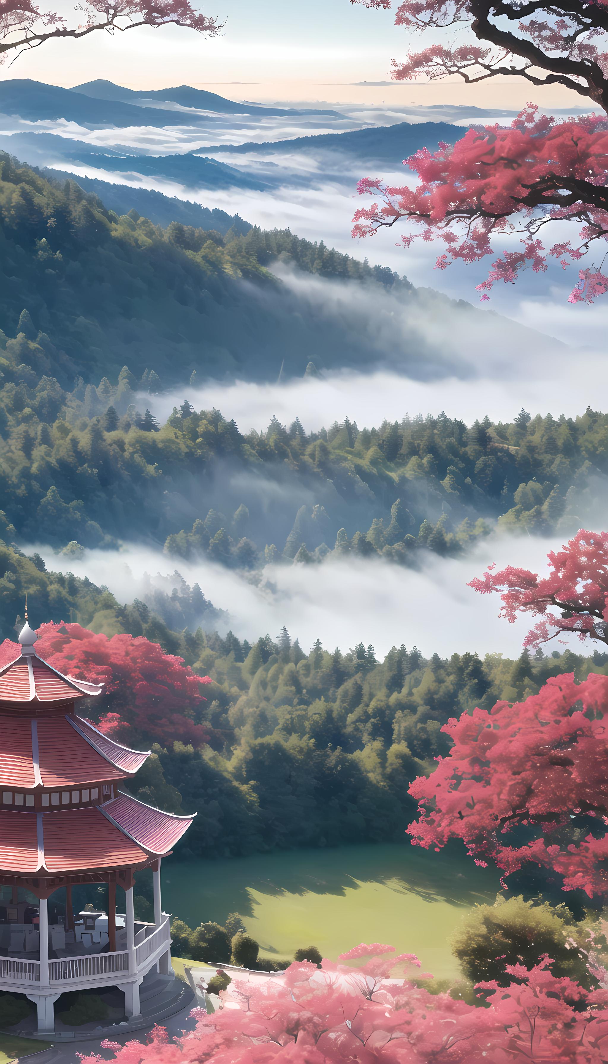 山中风景