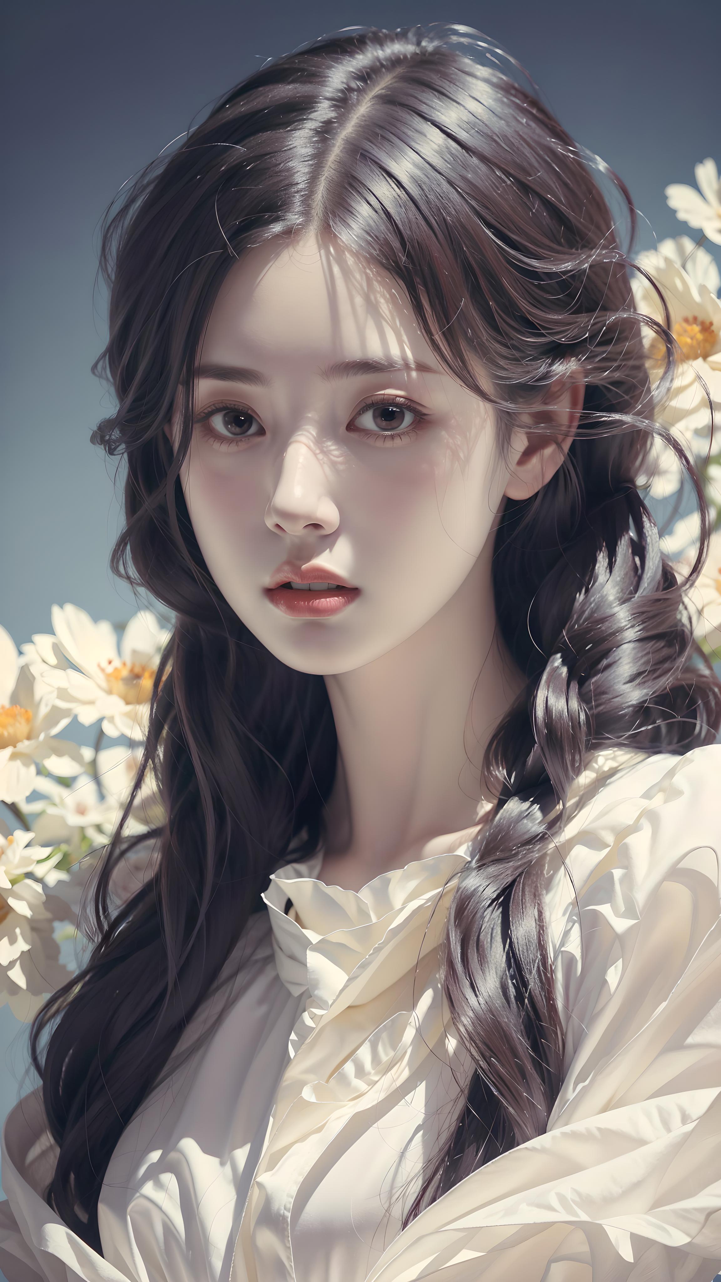 鲜花少女