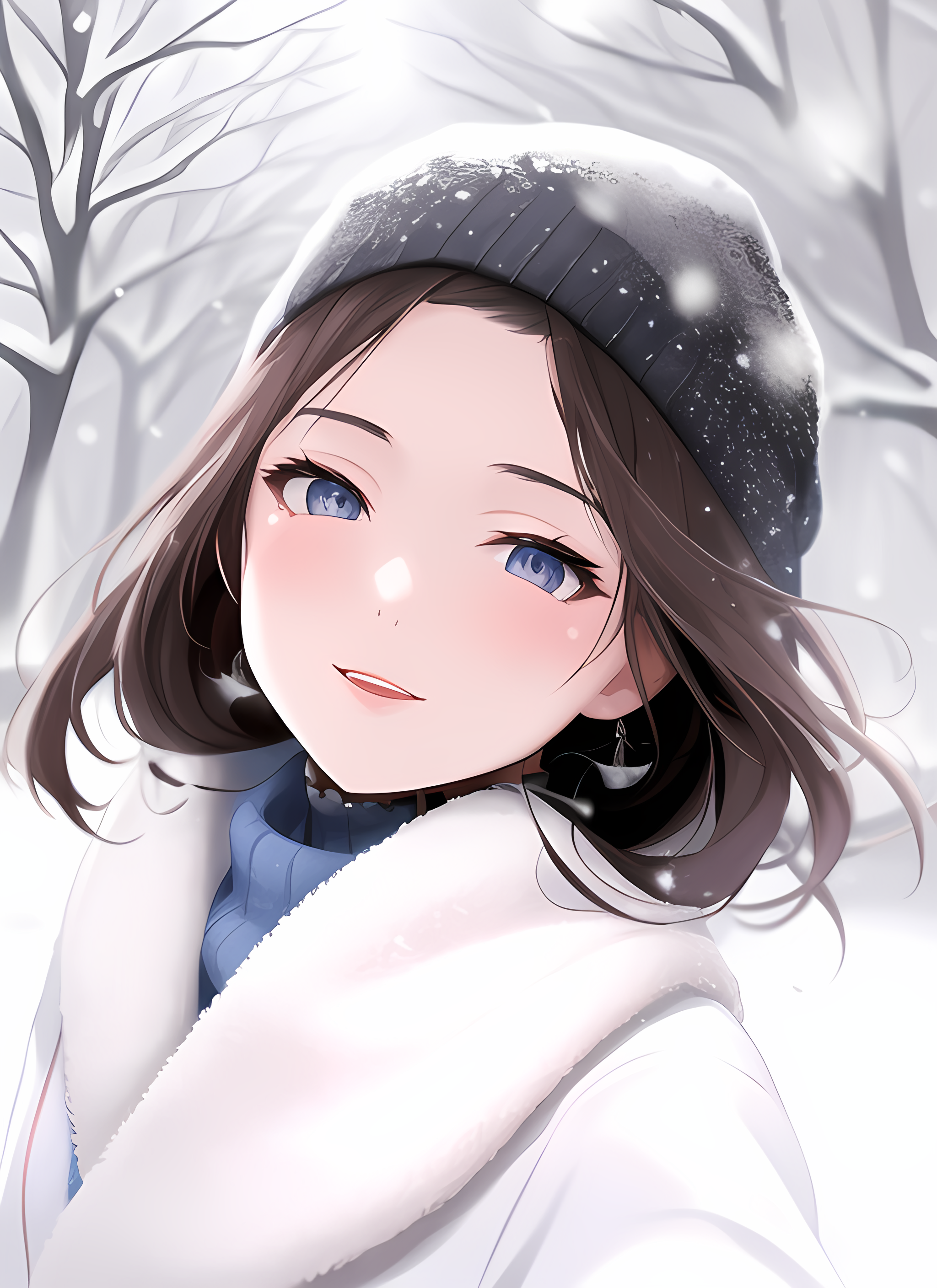 雪地少女