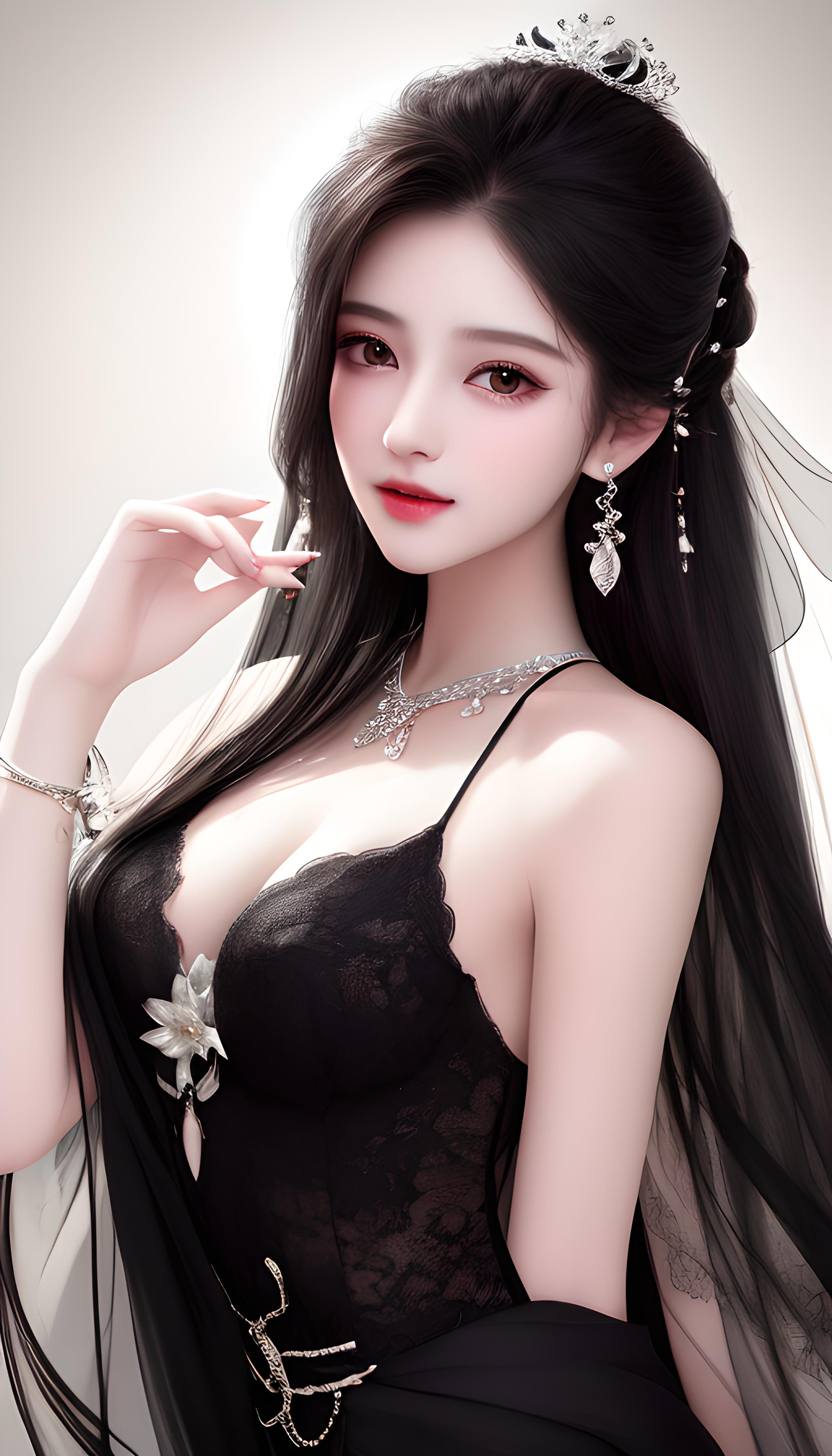 黑丝美女