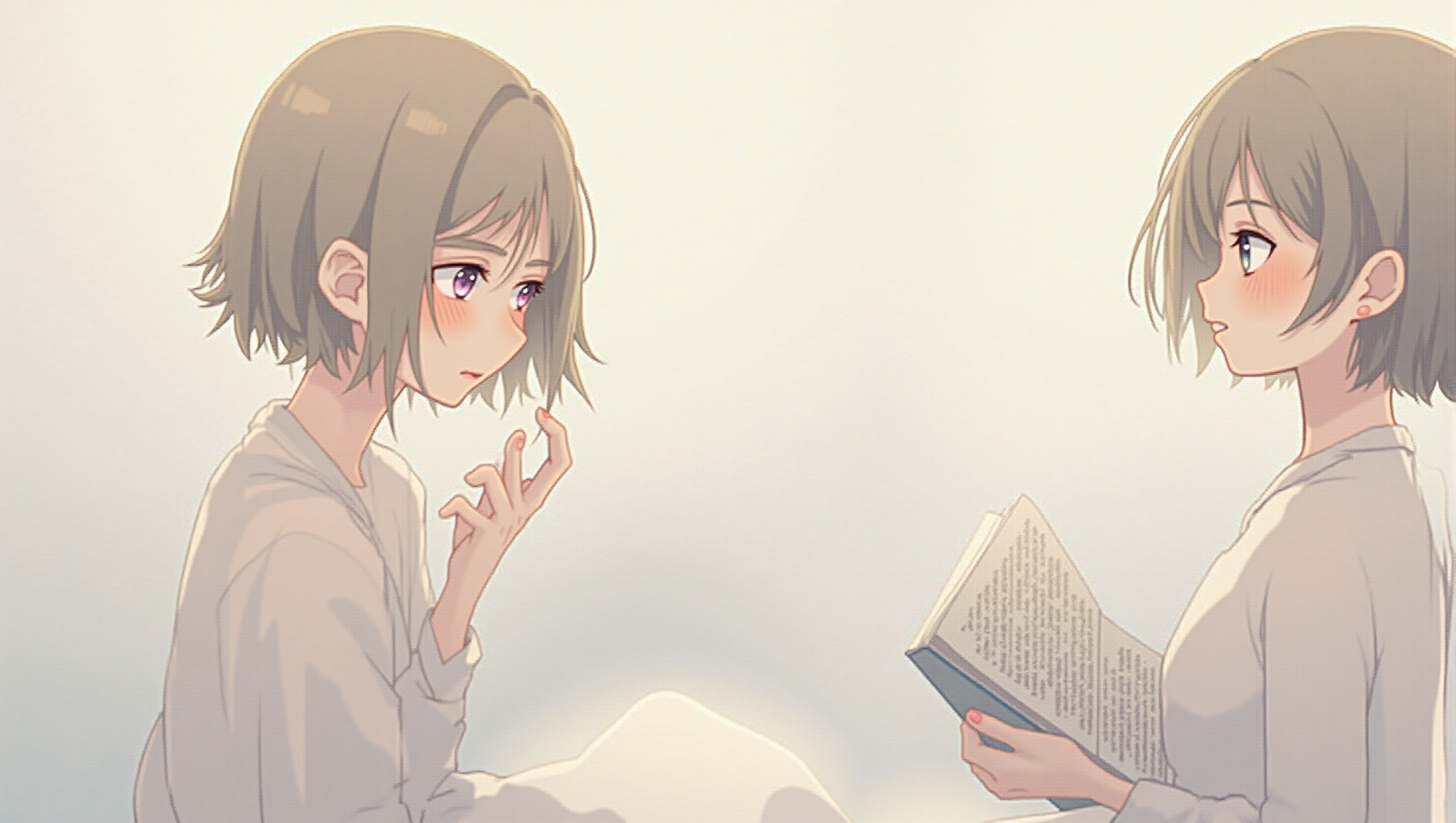 短发女孩