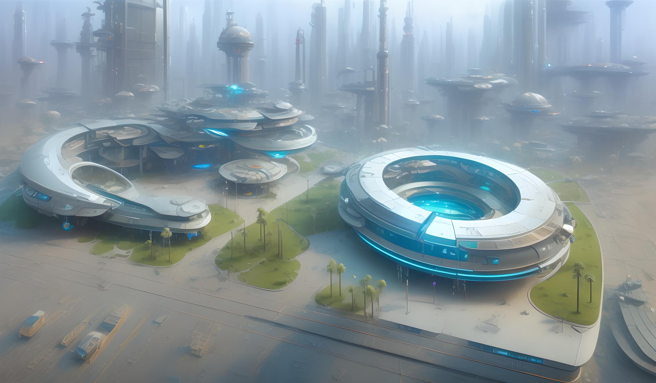 在龙湾，共未来，未来城市，雾中龙湾