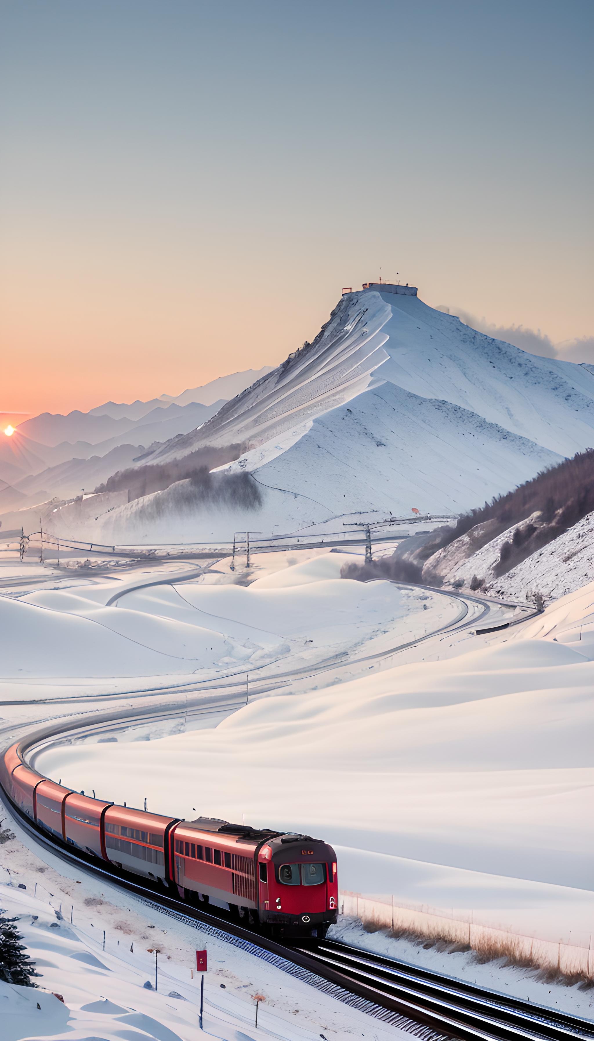 穿越雪原