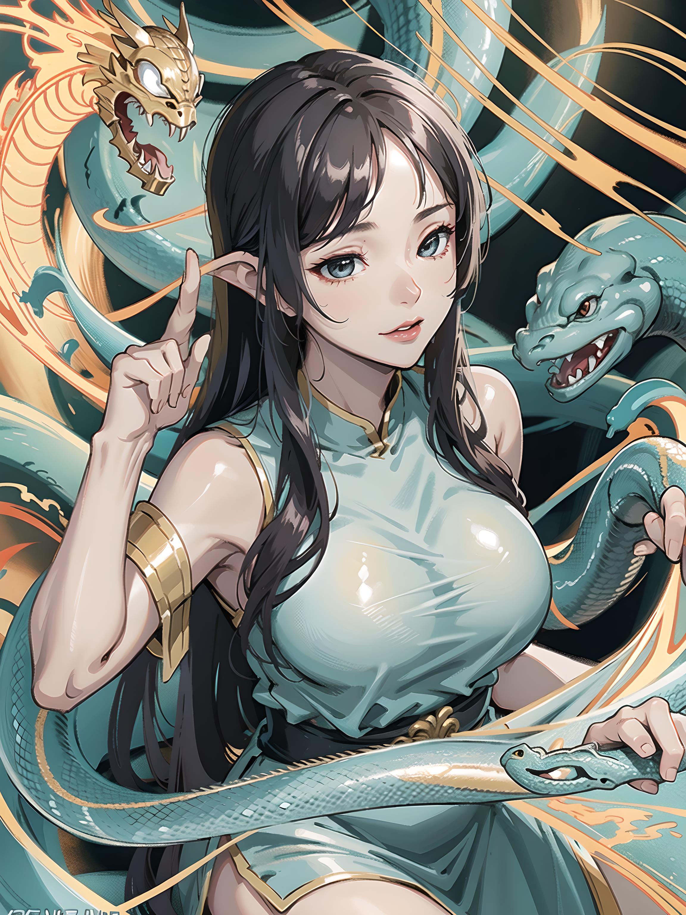 蛇与女子