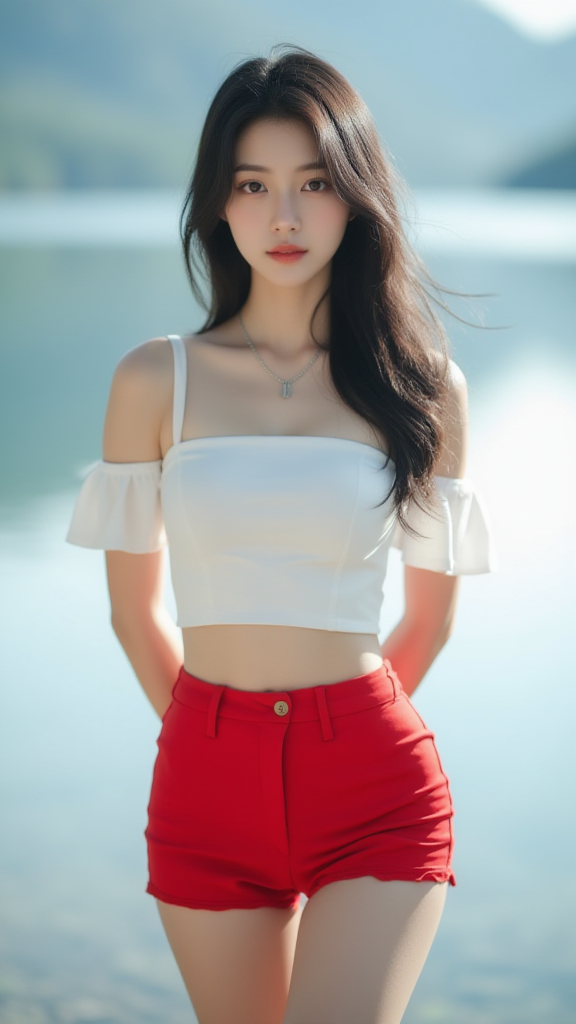 短裤女孩