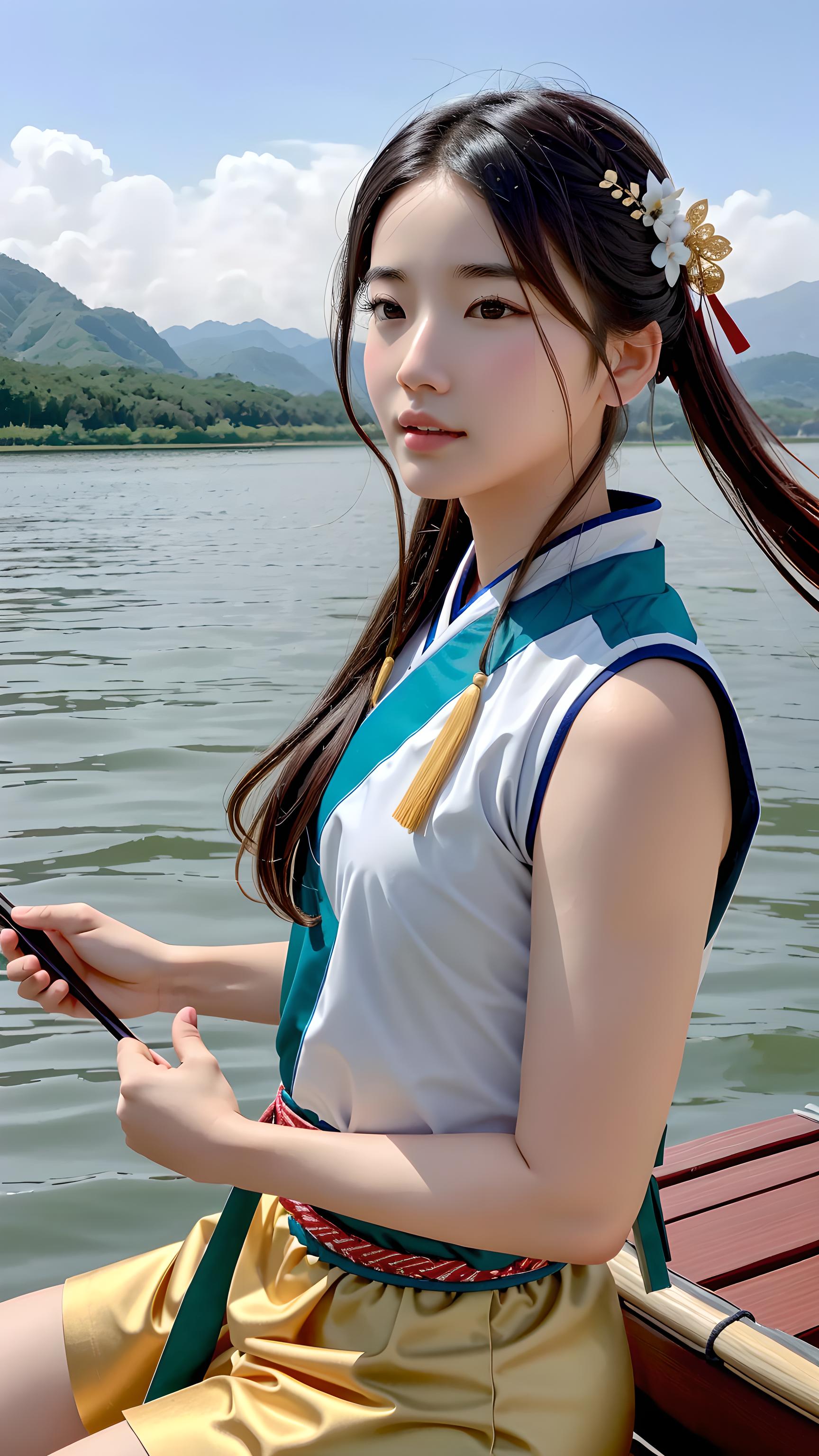 山水少女