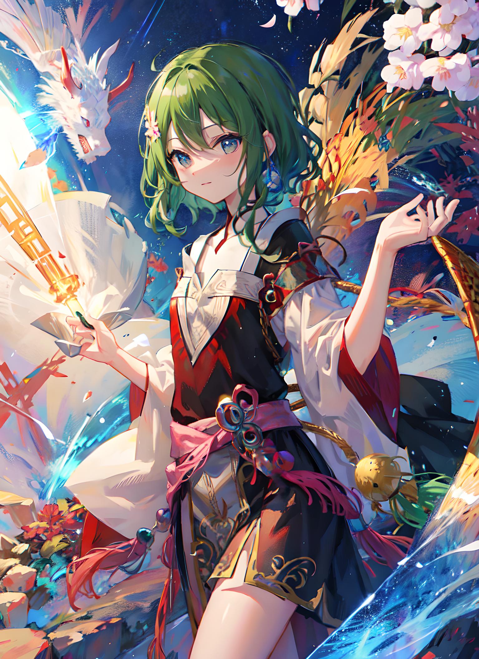 龙鳞春雨女孩