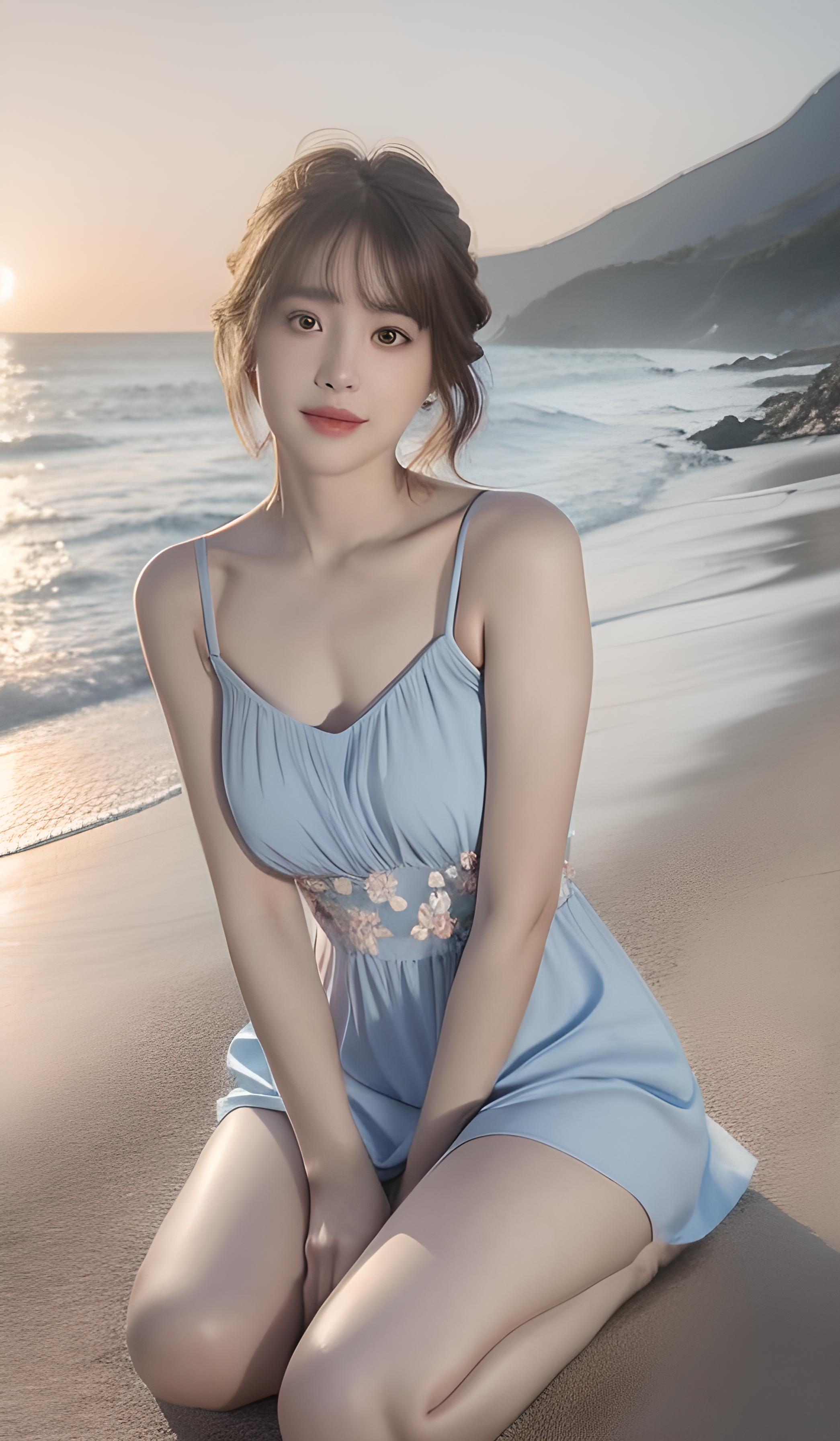 海滩美女