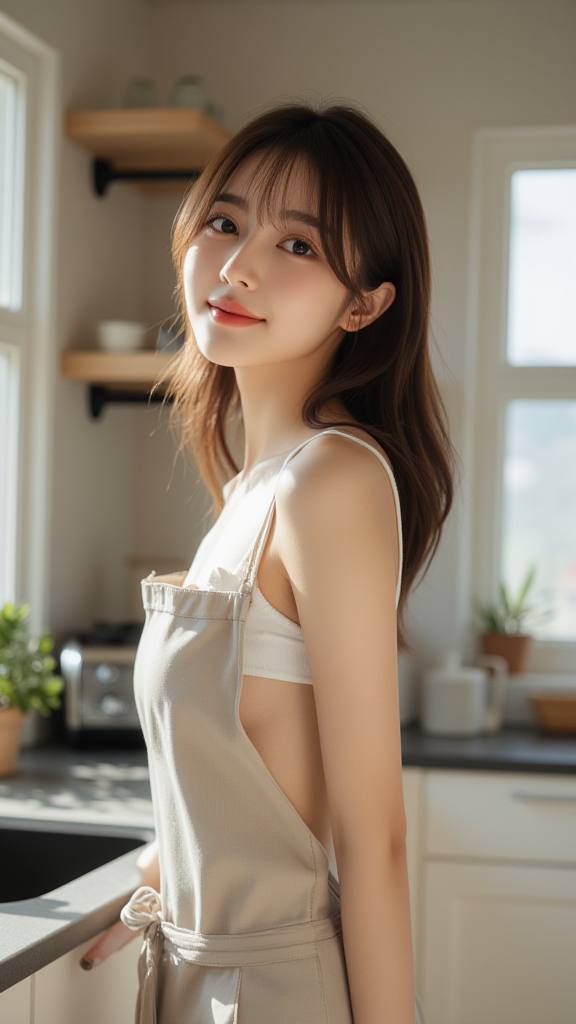 萌萌哒吊带裙女孩