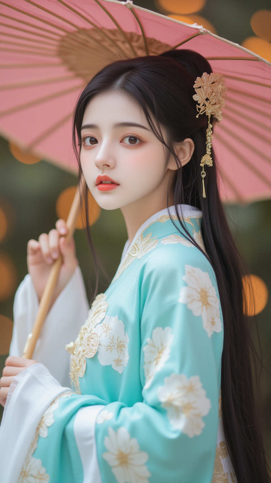 你撑把油纸伞，叹姻缘太婉转。