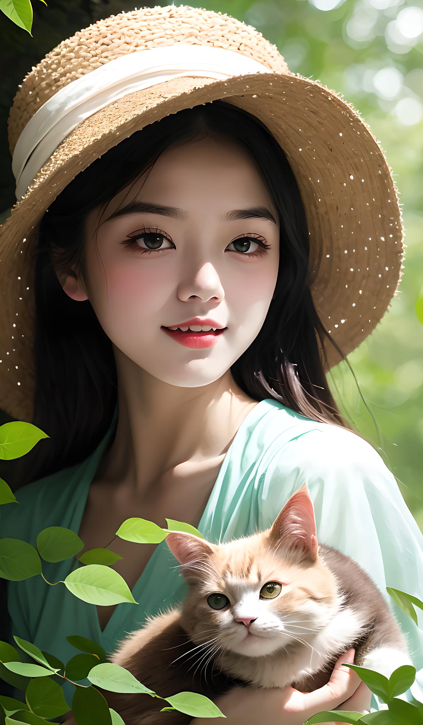 爱猫的妹妹