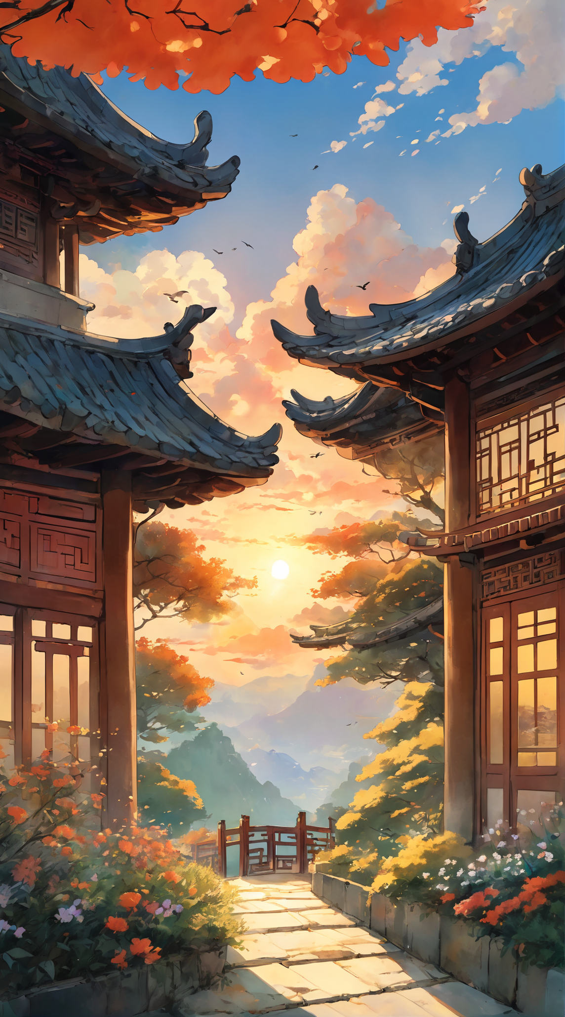 中式风景秀丽